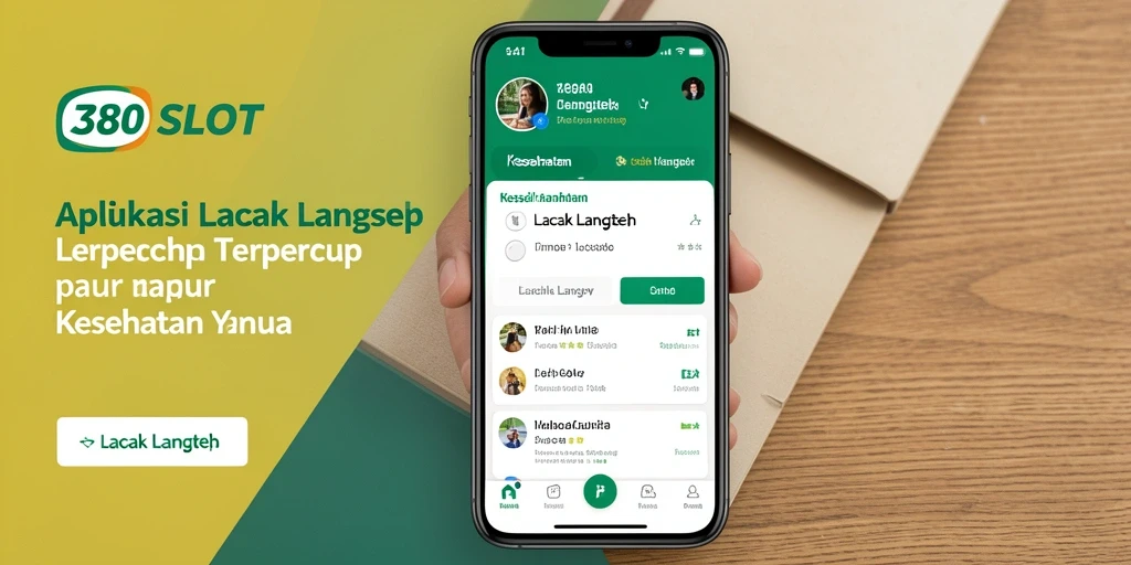 Antarmuka aplikasi 380SLOT menampilkan statistik langkah harian dengan jelas.