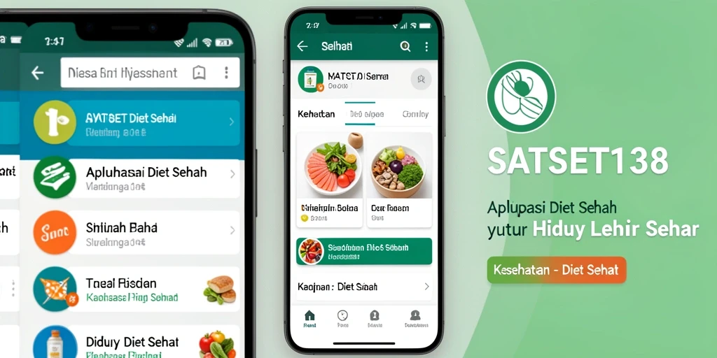 Antarmuka SATSET138 yang memudahkan pengguna dalam memilih diet.