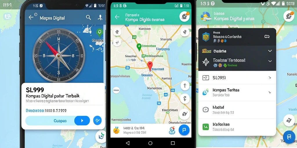 Antarmuka pengguna SL999 yang intuitif dan fungsional.